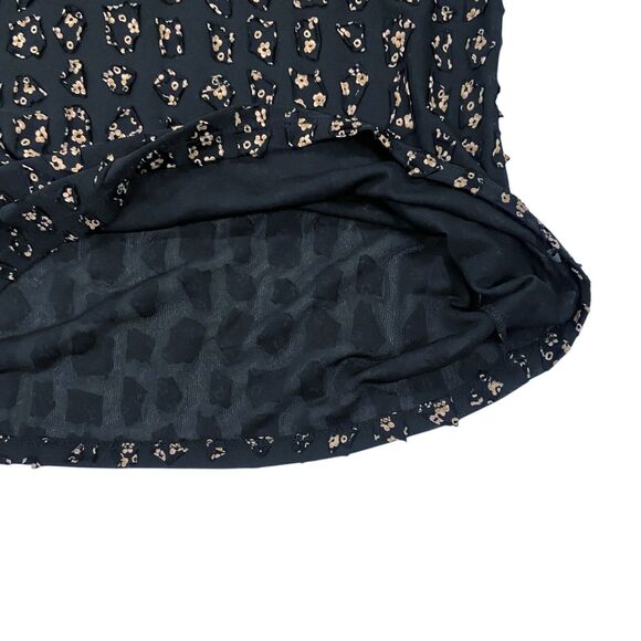 PENTA Chic Floral Print Lined Blouse in Black Fairy Bell Sleeves Women’s Large - Picture 4 of 10